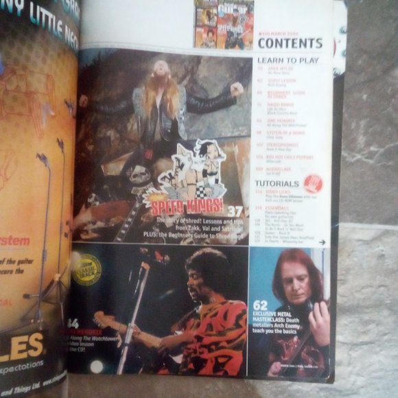 Total Guitar #120 March 2004 Zakk Wylde Magazine - Picture 4 of 7